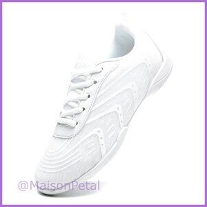 Cheerleading Shoes Athletic Sneakers Lace-Up Oxford Synthetic Leather